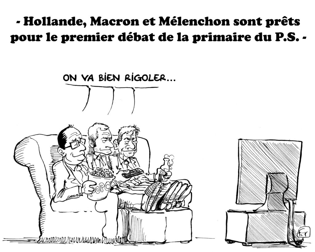 Primaire du PS : Hollande, Macron et Mélenchon sont prêts