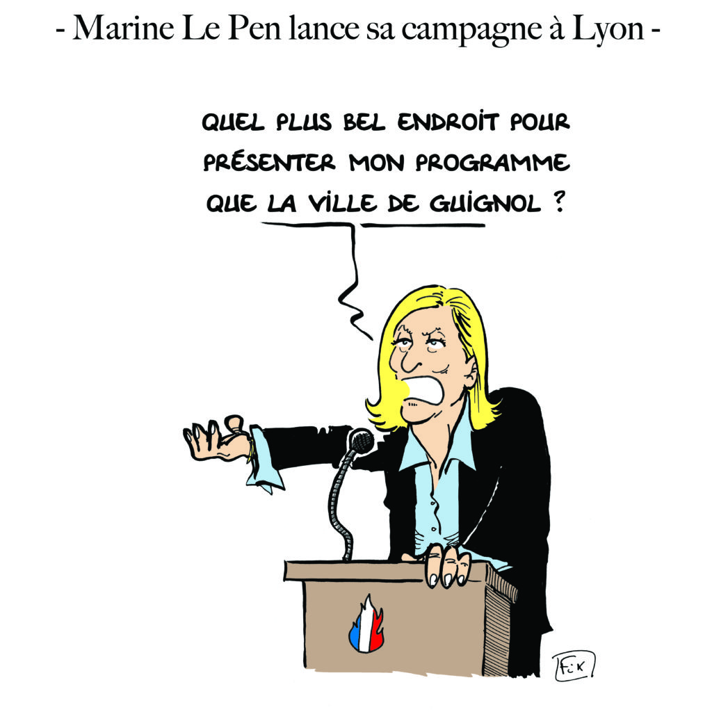 Marine Le Pen à Lyon - 2