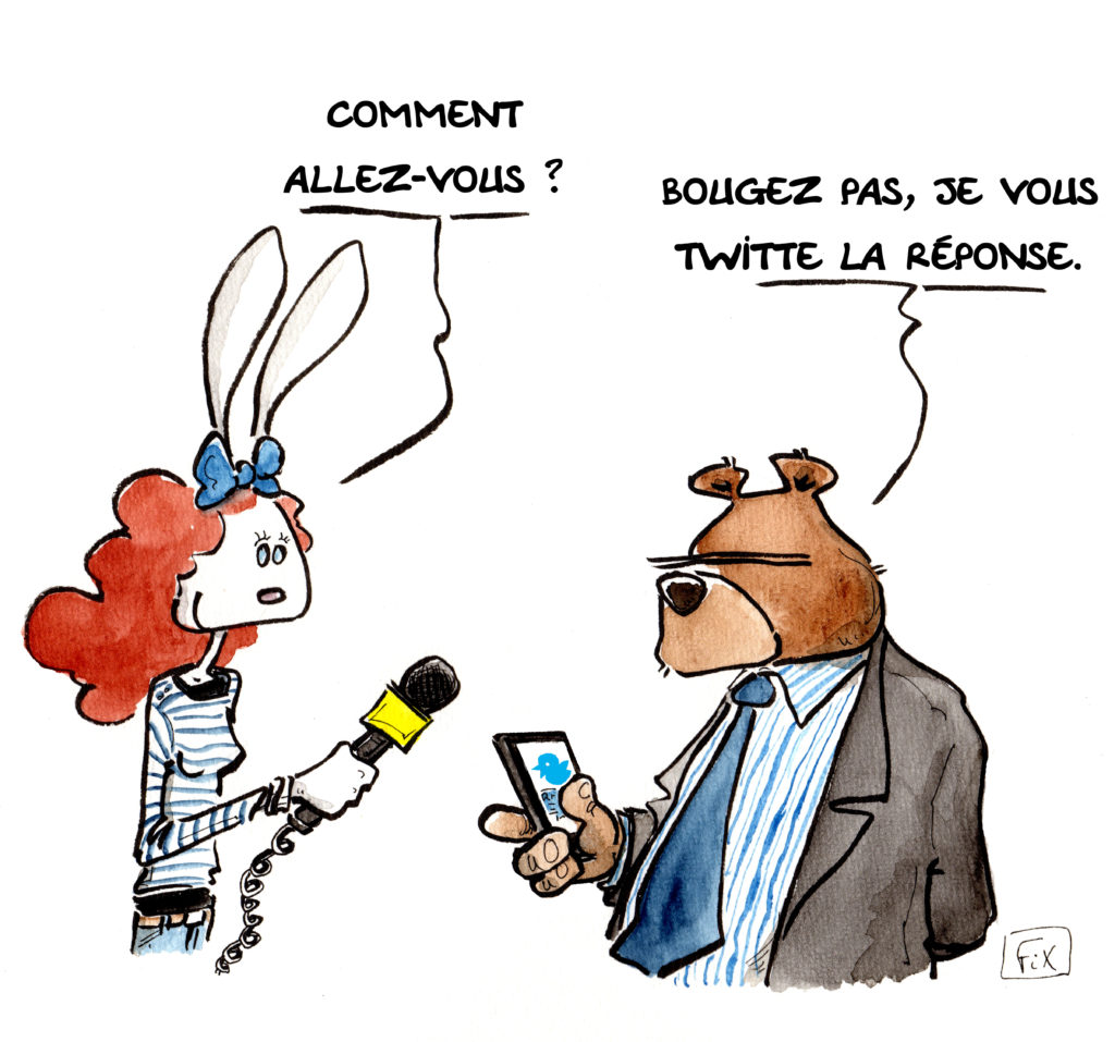 dessin twitter homme politique